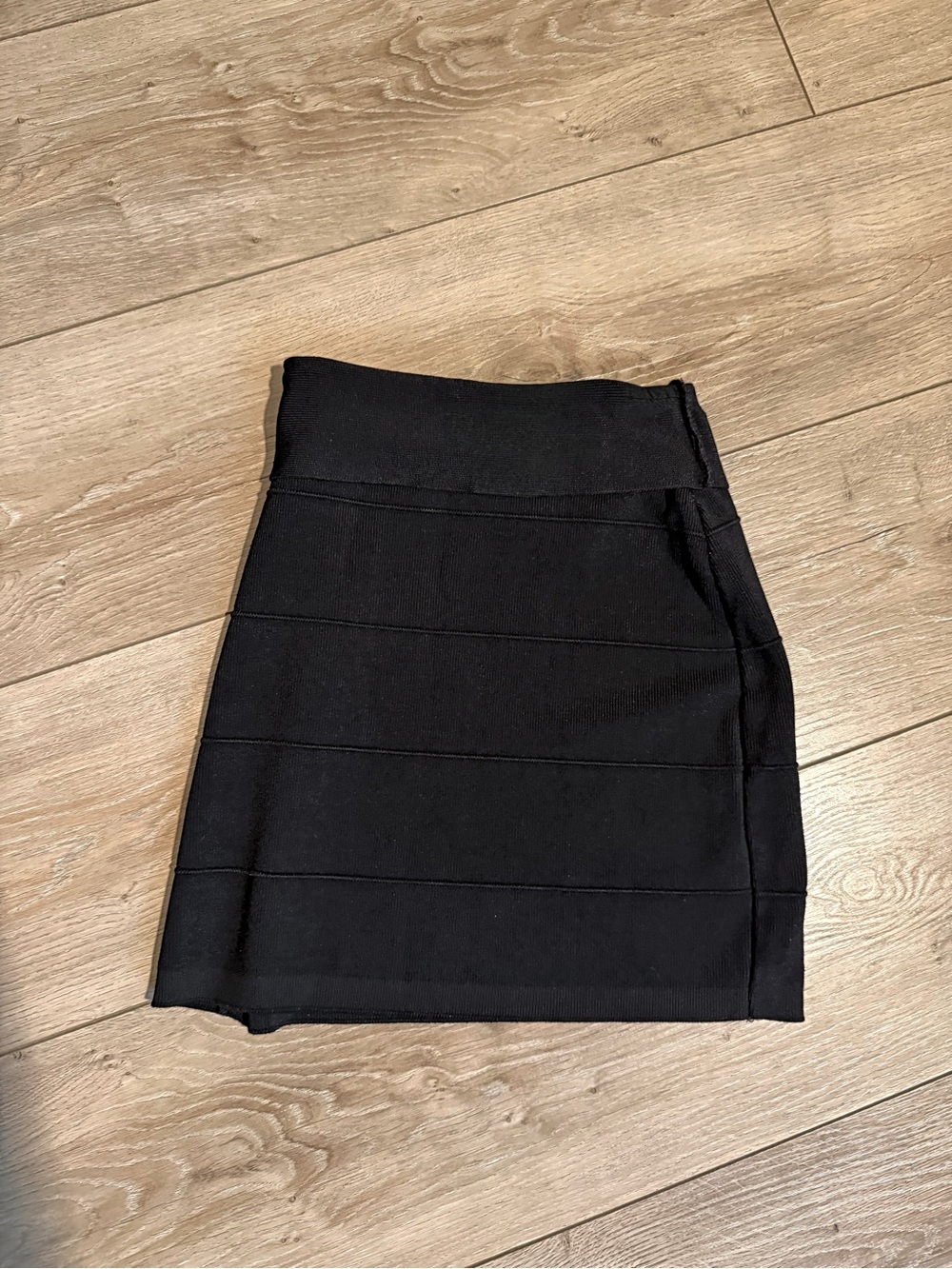 bebe Black Bandage Mini Skirt Black Size Small